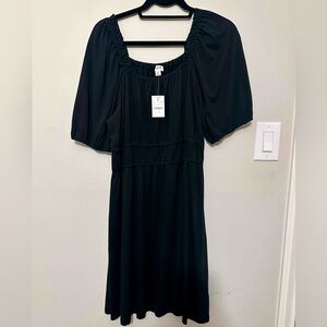 J. Crew Black Long Sleeve Dress